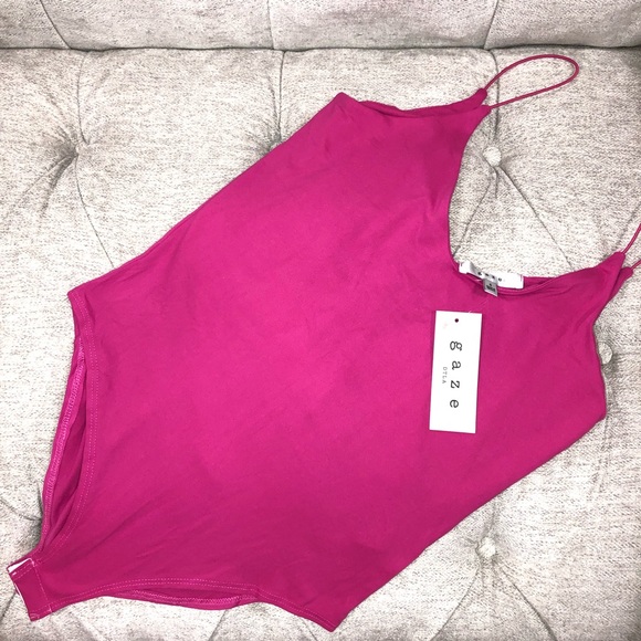 gaze Tops - 🆕 Gaze • Pink bodysuit